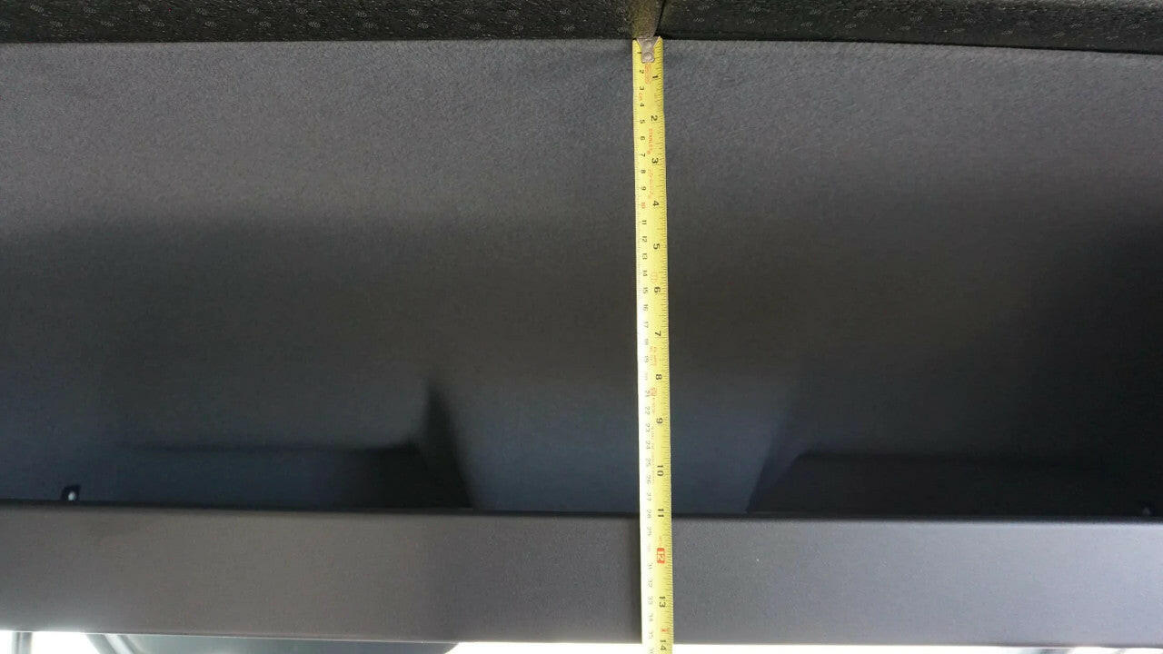 2019 + SPRINTER VAN HEADLINER SHELF - STANDARD LOWER MOUNTED.