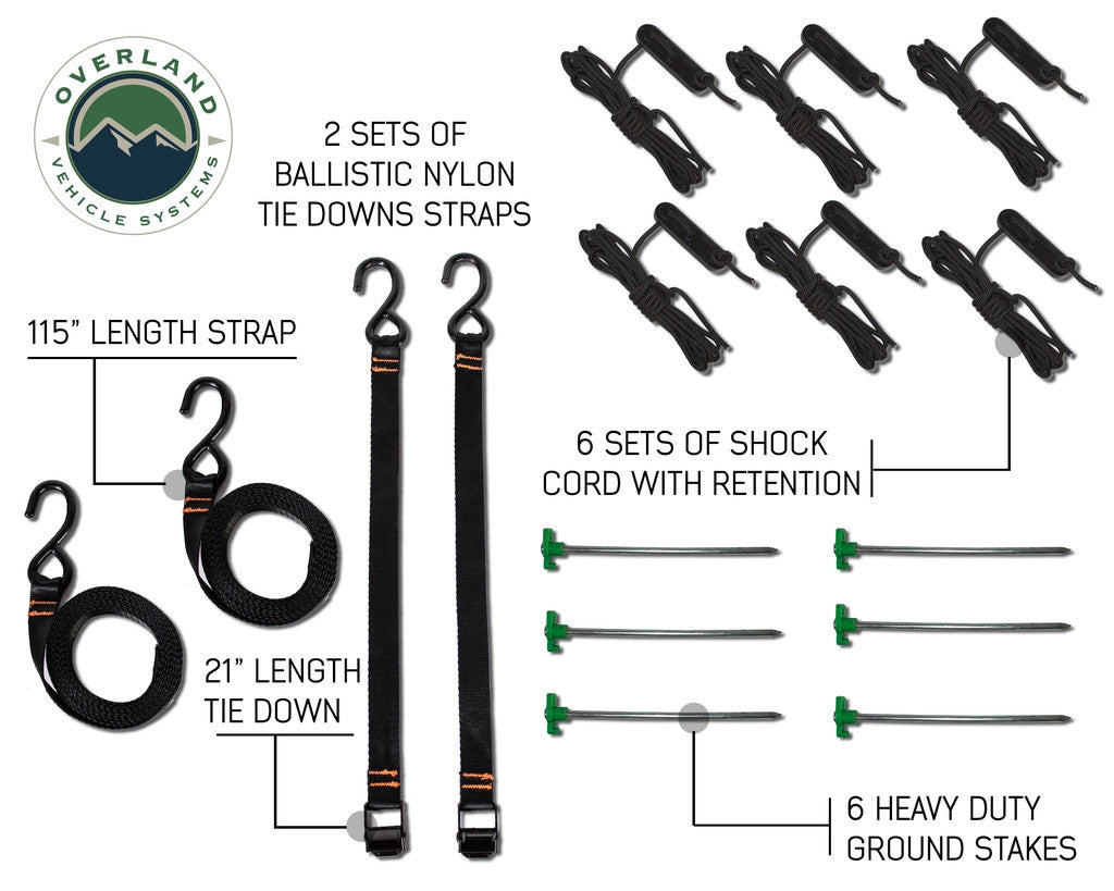 Nomadic Awning 270 Awning & Wall 1, 2, & 3, Mounting Brackets