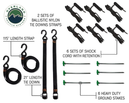 Nomadic Awning 270 Awning & Wall 1, 2, & 3, Mounting Brackets