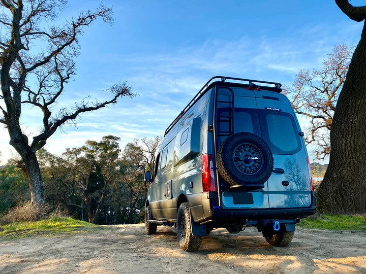 LADDER + TIRE CARRIER - SPRINTER VS30 (2019-PRESENT & 2020-2021 REVEL/STORYTELLER).