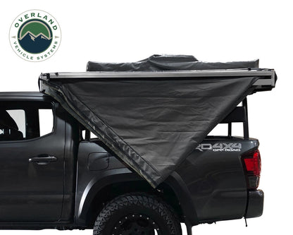 Nomadic Awning 180 - Dark Gray Cover With Black Cover