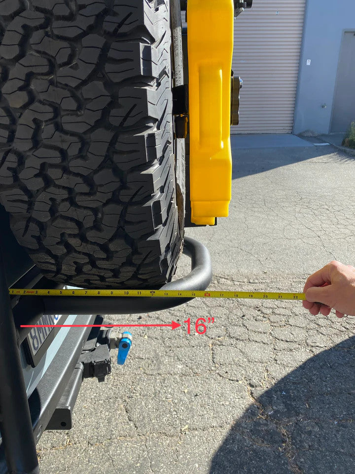 LADDER + TIRE CARRIER - SPRINTER VS30 (2019-PRESENT & 2020-2021 REVEL/STORYTELLER).