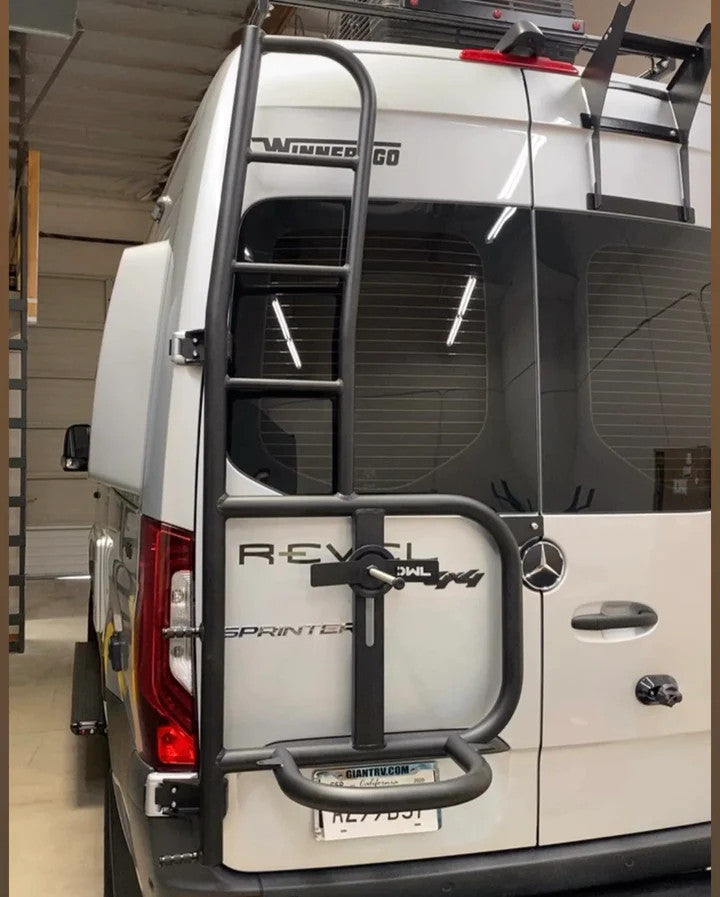 LADDER + TIRE CARRIER - SPRINTER VS30 (2019-PRESENT & 2020-2021 REVEL/STORYTELLER).