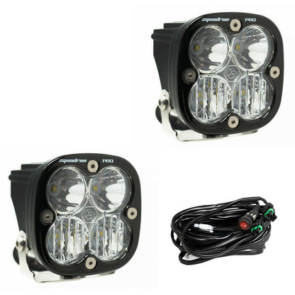 Squadron Pro Black LED Auxiliary Light Pod Pair - Universal.