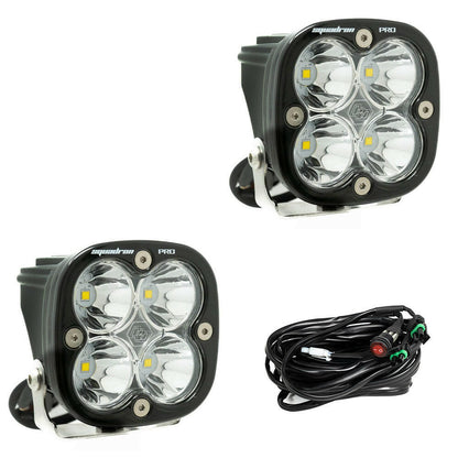 Squadron Pro Black LED Auxiliary Light Pod Pair - Universal.