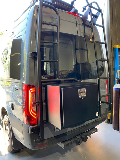 LADDER + TIRE CARRIER - SPRINTER VS30 (2019-PRESENT & 2020-2021 REVEL/STORYTELLER).