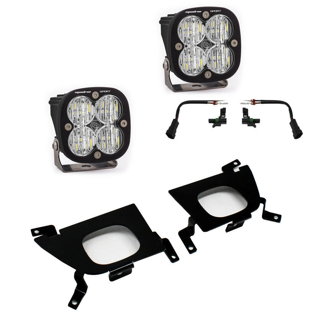 Chevy Squadron Sport Fog Pocket Light Kit - Chevy 2019-22 Silverado 1500 / 2020-22 2500HD/3500HD.