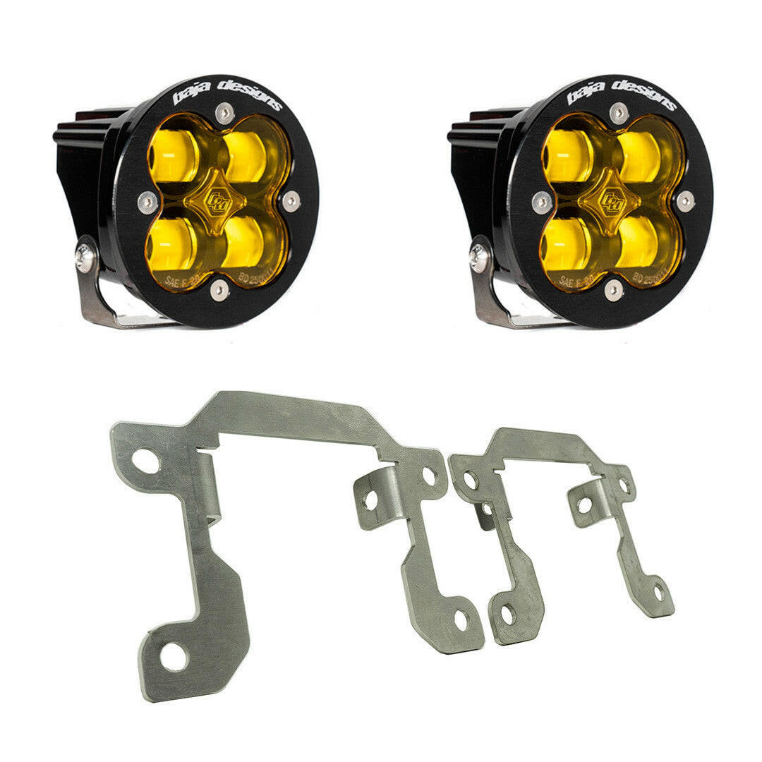 Ford Squadron SAE Fog Pocket Light Kit - Ford 2019-23 Ranger; 2021-23 Bronco NOTE: w/ OE Plastic Bumper.