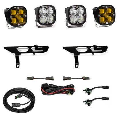 Ford Squadron SAE/Sport Fog Pocket Light Kit - Ford 2021-22 F-150; NOTE: w/o Daytime Running Lights (DRL).