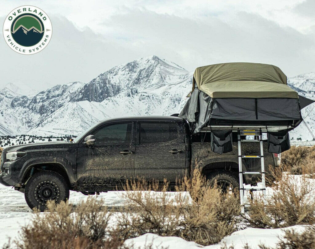 Nomadic 2 Extended Roof Top Tent in Dark Gray.