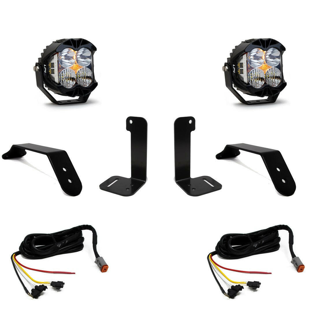 Jeep JL/JT LP4 Pro Bumper Light Kit - Jeep 2020-22 Gladiator; 2018-22 Wrangler JL; NOTE: w/ OE Plastic Bumper.