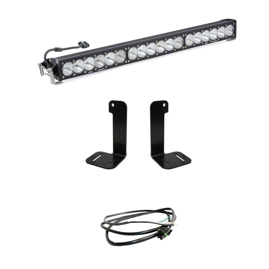 Jeep JL/JT OnX6+ 30 Inch Bumper Light Kit - Jeep 2020-22 Gladiator; 2018-22 Wrangler JL; NOTE: w/ OE Plastic Bumper.