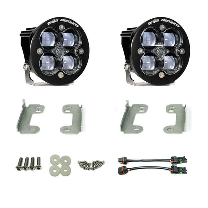 Jeep JL/JT Squadron-R SAE Fog Pocket Light Kit - Jeep 2020-22 Gladiator; 2018-22 Wrangler JL; NOTE: w/ OE Sahara Bumper.