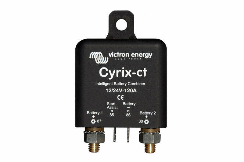 Victron Cyrix-CT Intelligent Battery Combiners.