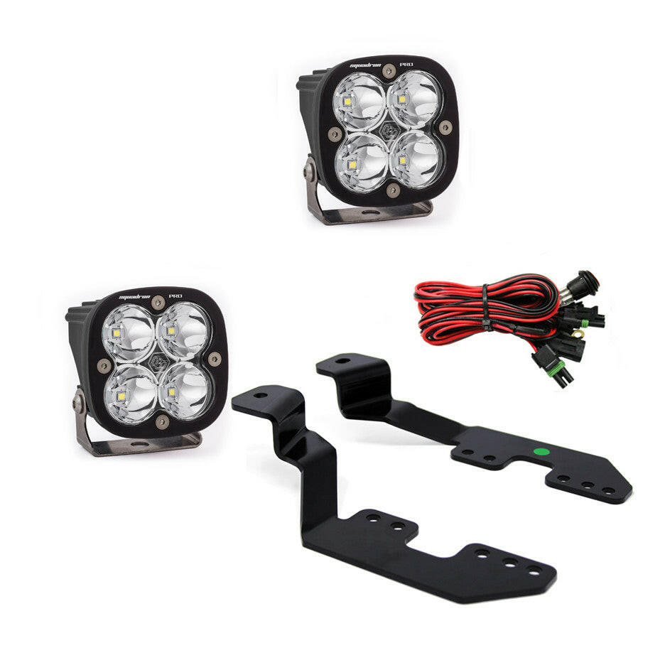 Chevy/GMC Squadron Pro A-Pillar Light Kit - Chevy/GMC 2014-18 Silverado/Sierra 1500; 2015-19 Colorado/Canyon.