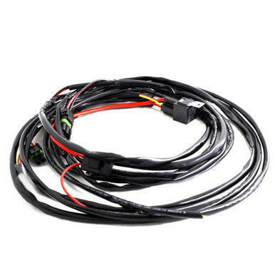 Squadron/S2 2-Pin Hi-Beam 2-Light Max (150 Watts) Wiring Harness - Universal.