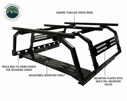 Discovery Rack -Mid Size Truck Short Bed Application