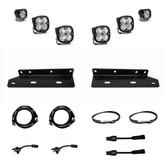 Ford Squadron Sport/S1 Fog Pocket Light Kit - Ford 2021-22 F-150; NOTE: Raptor.