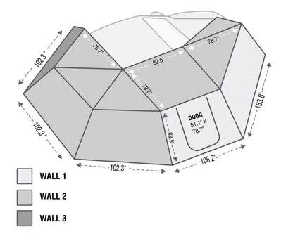 Nomadic 270 Passenger Awning Wall 2