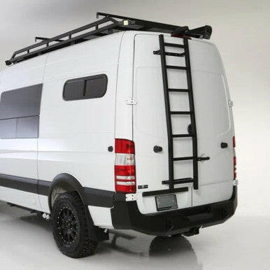 07+ SPRINTER VAN HD REAR DOOR LADDER - HIGH ROOF.