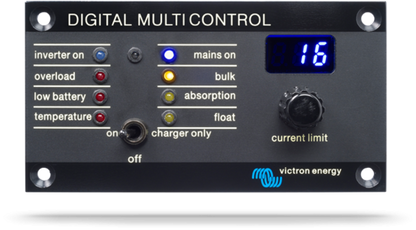 Victron Digital Multi Control 200/200A - Aluminum Face