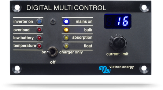 Victron Digital Multi Control 200/200A - Aluminum Face