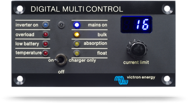 Victron Digital Multi Control 200/200A - Aluminum Face