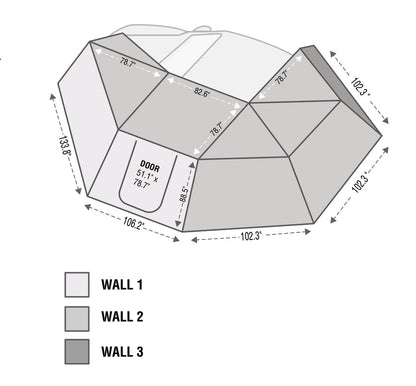 Nomadic 270 Awning Driver Side Wall 1