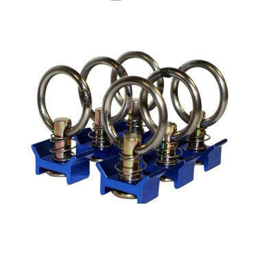 L TRACK FITTING STUD W/ RING, 6-PACK.