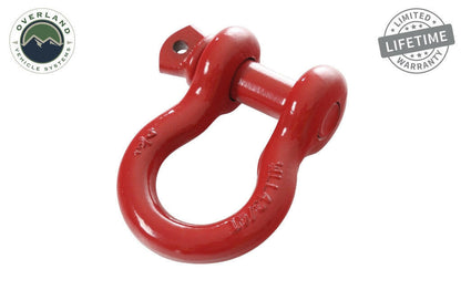 Recovery Shackle 3/4" 4.75 Ton Red.