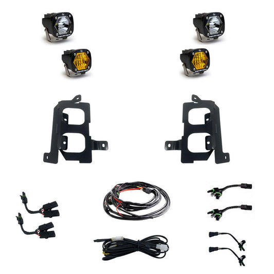 GMC S1 Dual Fog Pocket Light Kit - GMC 2019-22 Sierra 1500.