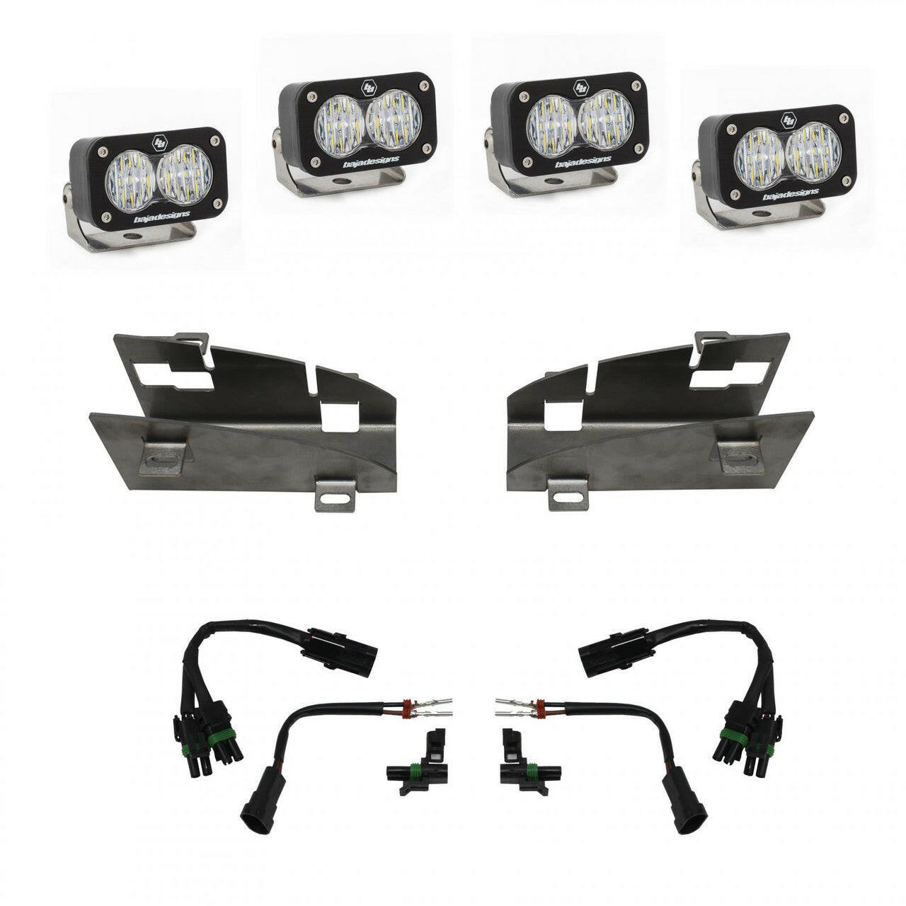 Dodge/Ram S2 Sport Dual Fog Pocket Light Kit - Ram 2019-22 1500 Rebel; 2021-22 1500 TRX.