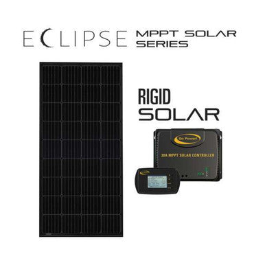 Go Power Rigid Eclipse 190w + 30a Mppt Controller Solar Kit