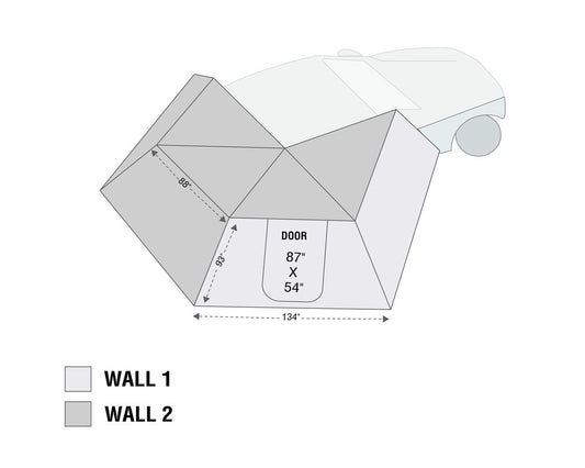 Nomadic 270 LT Awning Wall 1 Passenger Side 18229909