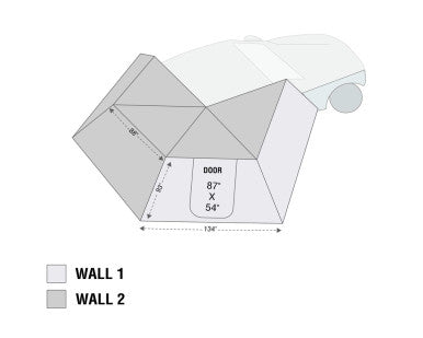 Nomadic 270 LT Awning Wall 1 Passenger Side 18229909