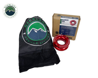 Recovery Ring 2.5" 10,000 lb. Red With Storage Bag