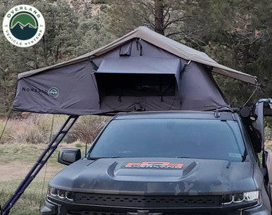 Nomadic 4 Extended Roof Top Tent in Dark Gray.