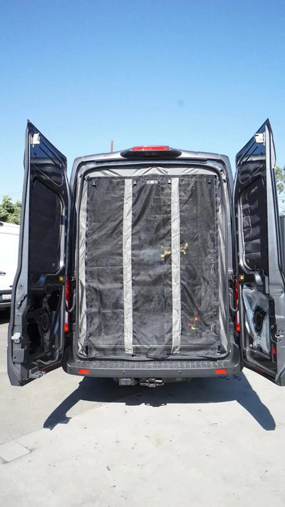 2014+ FORD TRANSIT REAR DOOR BUG NET (HIGH ROOF ONLY)