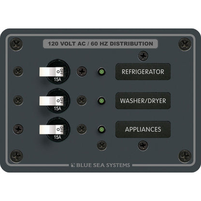 Blue Sea 8058 AC 3 Position Distribution Panel