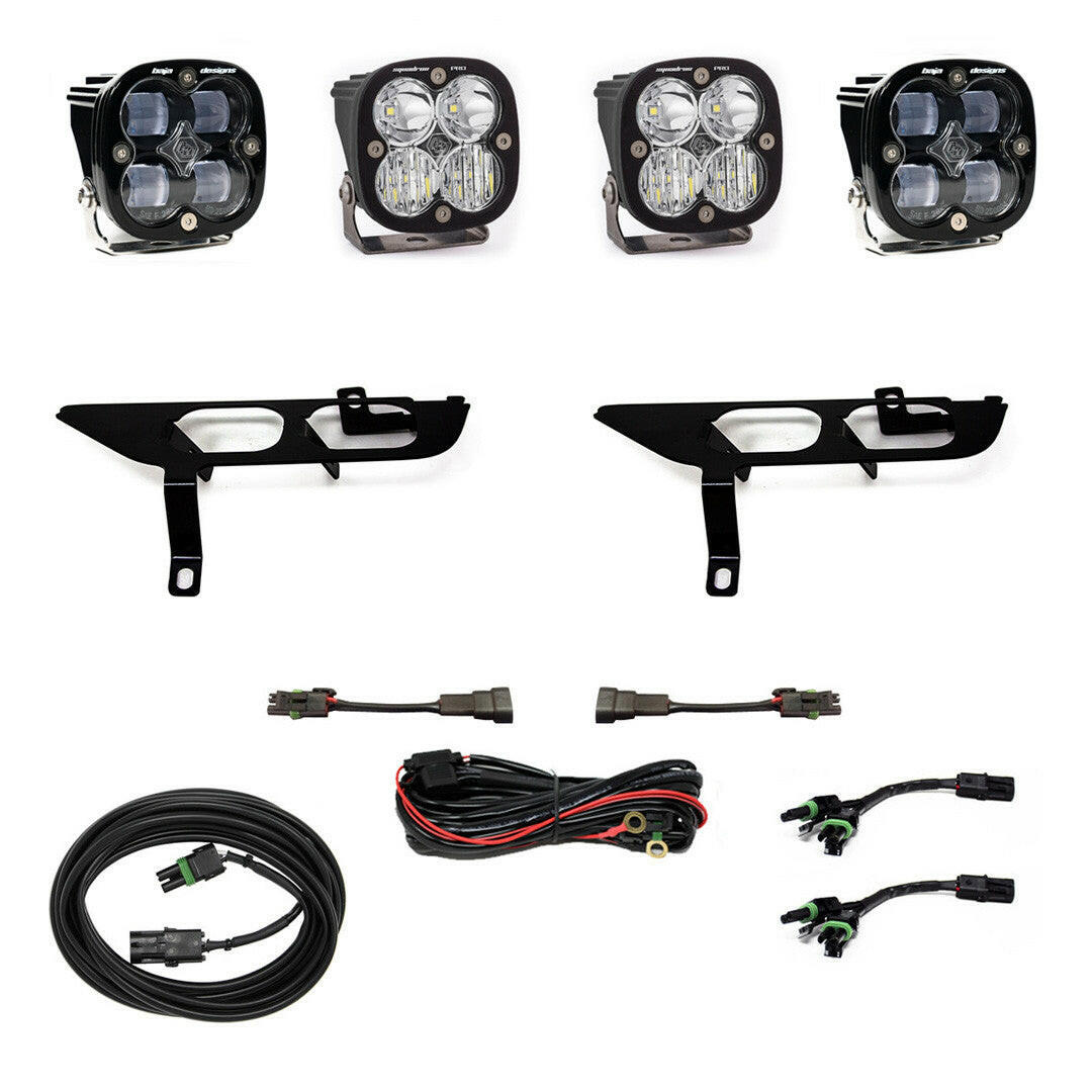 Ford Squadron SAE/Pro Fog Pocket Light Kit - Ford 2021-22 F-150; NOTE: w/o Daytime Running Lights (DRL).