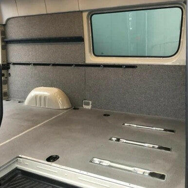 2019+ SPRINTER VAN WALL LINER KIT, 144" HIGH ROOF, UPHOLSTERED CREW (FACTORY HEADLINER).