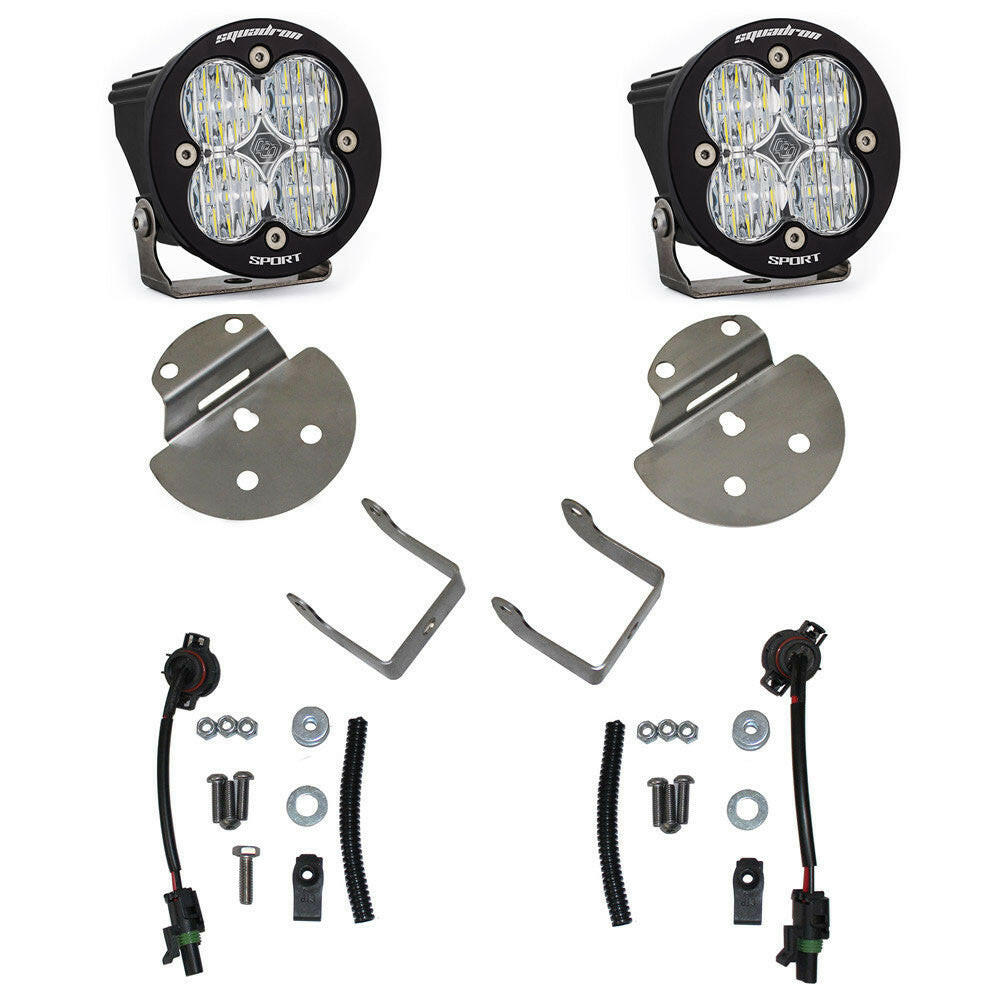 Chevy/GMC Squadron Sport Fog Pocket Light Kit - Chevy/GMC 2015-19 Colorado/Canyon / Silverado/Sierra 2500HD/3500HD.