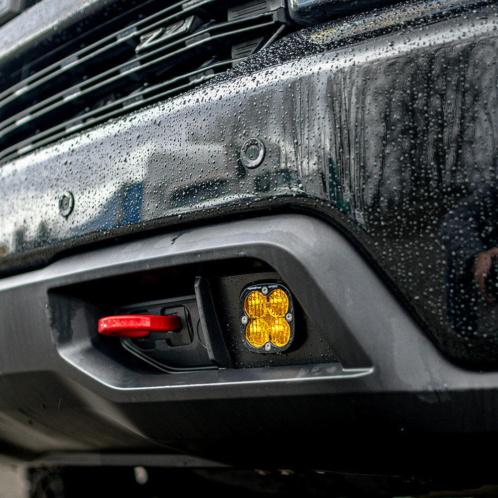 Chevy Squadron Sport Fog Pocket Light Kit - Chevy 2019-22 Silverado 1500 / 2020-22 2500HD/3500HD.