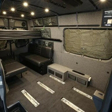 2019+ SPRINTER VAN WALL LINER KIT, 144" HIGH ROOF, UPHOLSTERED (NO UPPER CABINETS).