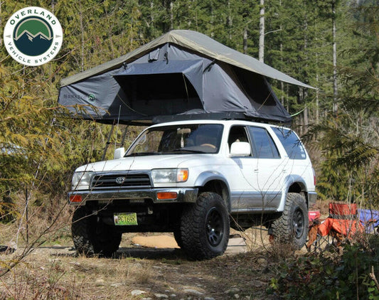 Nomadic 2 Extended Roof Top Tent in Dark Gray.