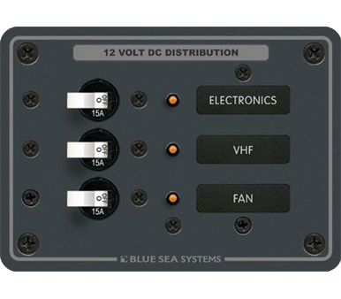 Blue Sea 8025 3-Position Breaker Panel