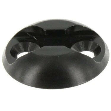 L TRACK ROUND ANCHOR BLACK FINISH.