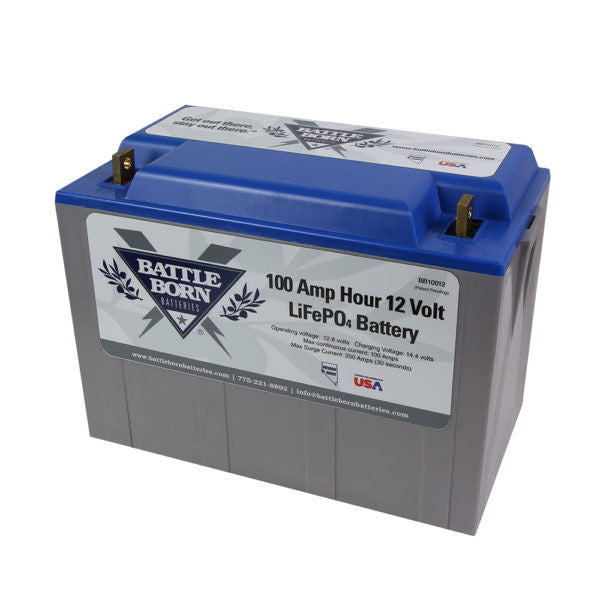 Battle Born Grp31 100AH LiFePO4 Deep Cycle Battery.