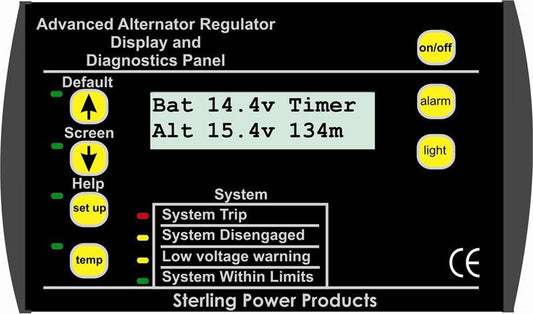 Sterling Advanced Alternator Regulator Remote.