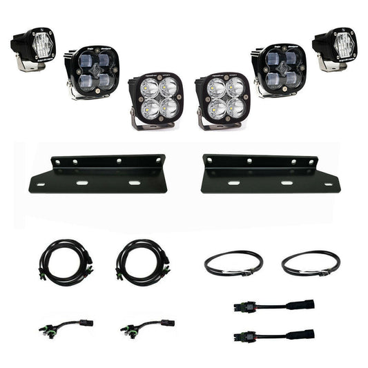 Ford Squadron SAE/S1 Fog Pocket Light Kit - Ford 2021-22 F-150; NOTE: Raptor.